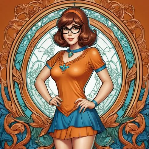 nami,retro pin up girl,retro girl,pinup girl,pin-up girl,teal and orange,librarian,retro woman,rosa ' amber cover,orange blossom,pin up girl,orange,valentine pin up,tangerine,retro pin up girls,retro women,pin-up model,pin up,pin-up,tortoise shell,Illustration,Retro,Retro 13