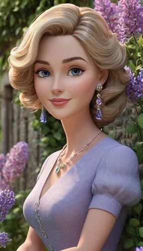 princess anna,elsa,rosalinda,princess sofia,common lilac,rapunzel,Unique,3D,3D Character