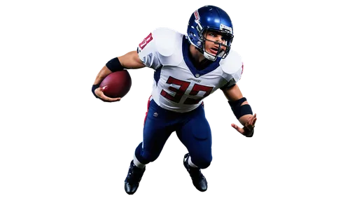 American football player, male, athletic build, helmet, face mask, mouthguard, shoulder pads, football jersey, football pants, cleats, muscular arms, holding football, throwing motion, dramatic lighti