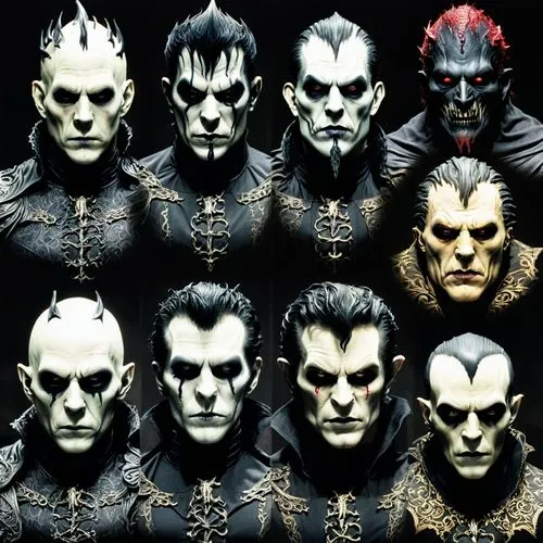 malekith,lacedaemonians,volturi,orcs,frankensteins,inquisitors,Illustration,Realistic Fantasy,Realistic Fantasy 46