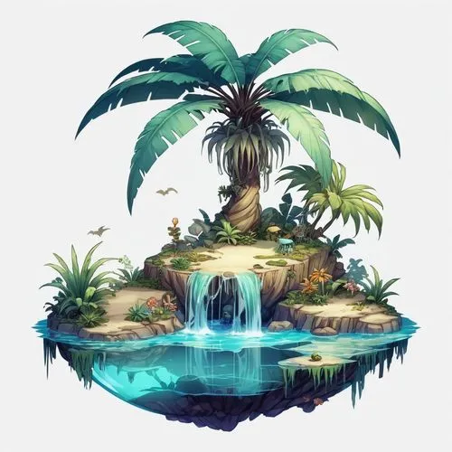 tropical island,tropical house,tropicale,tropical floral background,tropical jungle,neotropical,Illustration,Abstract Fantasy,Abstract Fantasy 11