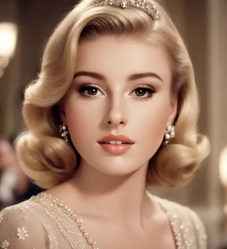 vintage makeup,elsa,bridal jewelry,princess' earring,debutante,gena rolands-hollywood,elegant,beautiful woman,tiara,diadem,beautiful face,white rose snow queen,audrey,vanity fair,elegance,beautiful young woman,princess,enchanting,bridal accessory,romantic look