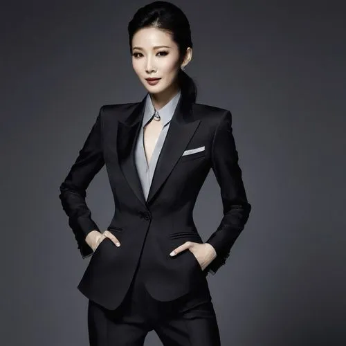 yingluck,businesswoman,black suit,xiaoqing,business woman,chaebol,woman in menswear,navy suit,stewardess,heungseon,yandong,lotte,suyin,gentlewoman,maxmara,yifei,dark suit,pantsuits,men's suit,lapels,Photography,Fashion Photography,Fashion Photography 01