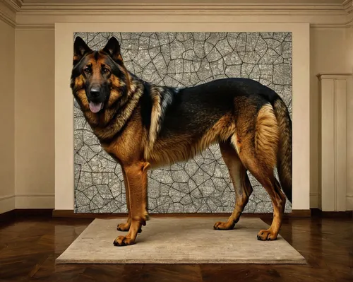 german shepherd dog,german shepherd,shiloh shepherd dog,king shepherd,gsd,old german shepherd dog,alsatian,belgian shepherd dog,belgian shepherd,belgian shepherd malinois,giant dog breed,dog frame,romanian mioritic shepherd dog,dog house frame,artois hound,ceramic tile,black german shepherd,black shepherd,bruno jura hound,central asian shepherd dog,Conceptual Art,Oil color,Oil Color 15