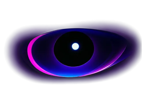 Purple, gradient background, abstract shape, iridescent material, glowing effect, futuristic design, 3D rendering, high contrast, vibrant color, panoramic view, fish eye lens.,retina nebula,eye ball,e