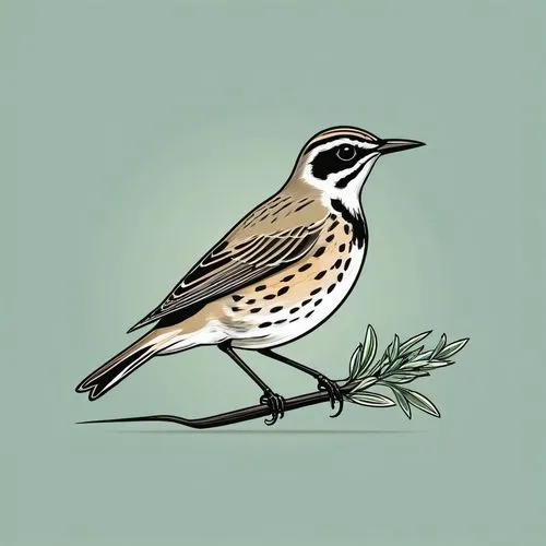 bird Temminck's Lark (Eremophila bilopha) Alouette bilophe,woodlark,bird illustration,meadowlarks,luginbill,dotterels,skylark,thornbills,thrushes,longspur,meadowlark,skylarks,song bird,grassbird,flowe