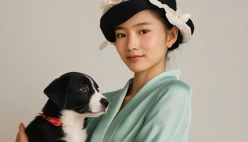 girl with dog,tibet terrier,parson russell terrier,russell terrier,japanese terrier,lotte,chinese imperial dog,toy fox terrier,fox terrier,miniature fox terrier,jack russell terrier,jack russell,dog pure-breed,smooth fox terrier,chilean fox terrier,jack russel,rat terrier,hanbok,formosan mountain dog,dog breed,Photography,Fashion Photography,Fashion Photography 16