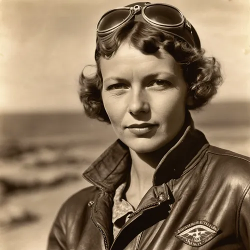 Shocking Pictures Prove That Amelia Earhart, The Famous Aviator Who Vanished 80 Years Ago, Survived Her Crash,ingrid bergman,inez koebner,1940 women,vintage female portrait,jean short,greta oto,lilian