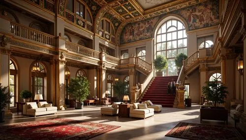 cliveden,crown palace,entrance hall,royal interior,kunsthistorisches museum,sapienza,ritzau,hermitage,villa cortine palace,venetian hotel,emirates palace hotel,ornate room,europe palace,chateauesque,foyer,palatial,residenz,opulently,cochere,grand hotel europe