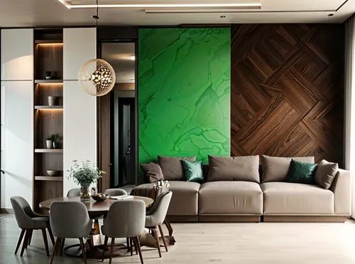 contemporary decor,patterned wood decoration,modern decor,wallcoverings,intensely green hornbeam wallpaper,interior modern design