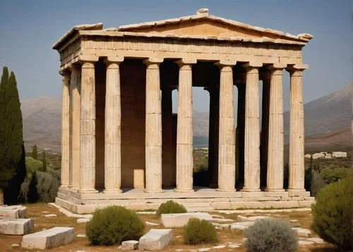 greek temple,temple of diana,baalbek,roman temple,erechtheus,tempio,akropolis,palmyra,the parthenon,temple of hercules,capitolium,pasargadae,poseidons temple,parthenon,celsus library,baalbeck,panagora,acropolis,erechtheion,corinth,Art,Artistic Painting,Artistic Painting 02