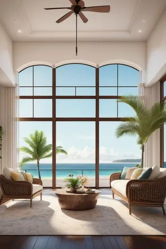 living room,sunroom,oceanfront,livingroom,plantation shutters,modern living room,family room,window with sea view,luxury home interior,ocean view,3d rendering,seaside view,oceanview,sitting room,apartment lounge,penthouses,home interior,beachfront,florida home,beach house,Conceptual Art,Sci-Fi,Sci-Fi 11