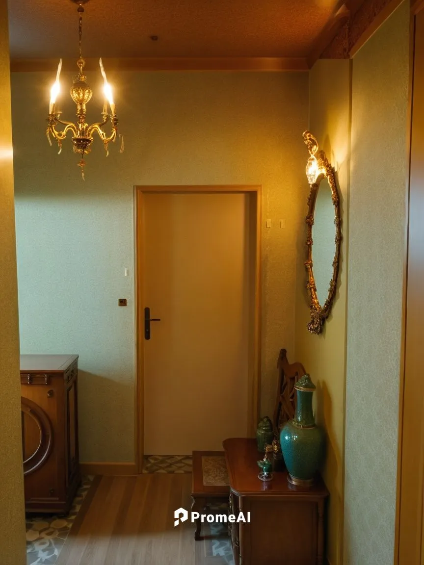 прихожая в стиле модерн,view of hallway with light shining from the light,japanese-style room,entryway,room door,foyer,anteroom,hotel hall,Photography,General,Realistic