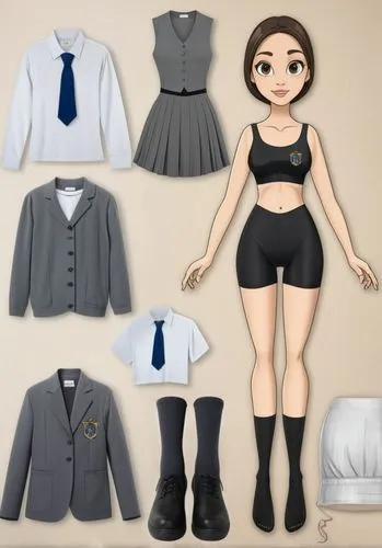 nurse uniform,school clothes,school uniform,sewing pattern girls,flight attendant,retro paper doll,women's clothing,ladies clothes,clothes,uniforms,martial arts uniform,fashion doll,a uniform,cheerleading uniform,fashion vector,women clothes,3d model,business girl,navy suit,clothing,Unique,Design,Character Design