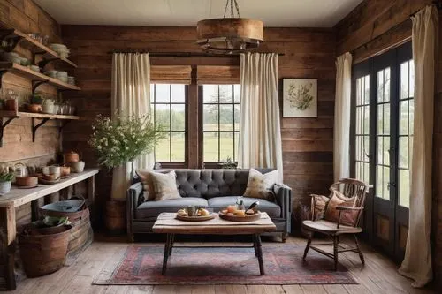 scandinavian style,rustic aesthetic,barnwood,rustic,sunroom,country cottage,wooden windows,wooden beams,breakfast room,sitting room,inglenook,berkus,bay window,home interior,bellocq,danish room,autumn decor,brimfield,wood window,interior decor,Illustration,Abstract Fantasy,Abstract Fantasy 18