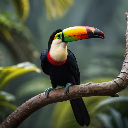 toucan perched on a branch,chestnut-billed toucan,keel-billed toucan,yellow throated toucan,keel billed toucan,perched toucan,toco toucan,brown back-toucan,black toucan,toucan,toucans,pteroglossus aracari,pteroglosus aracari,tucan,swainson tucan,tropical bird climber,tropical birds,bird-of-paradise,ramphastos,tropical bird,Photography,General,Natural