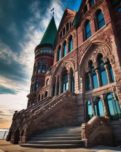 charlottetown,altgeld,smithsonian,queenston,frontenac,pei,customshouse,dubuque,woodburn,victoriana,medinah,pierhead,fredericton,brownstones,gooderham,western architecture,westmount,strangeways,tweed courthouse,saint john,Illustration,Realistic Fantasy,Realistic Fantasy 47