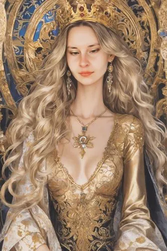 margairaz,emperatriz,margaery,morgause,frigga,galadriel,Digital Art,Comic