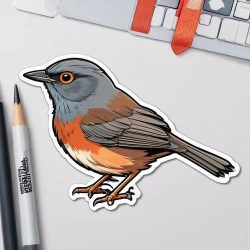 bird Dartford Warbler (Curruca undata) Fauvette pitchou,european robin,american robin,daurian redstart,watercolour red robin,bird robin,bird illustration,redstart,towhee,flame robin,bird drawing,commo