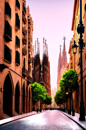 barcellona,carrer,eixample,neogothic,celona,barcelona,elche,expiatory,barcelone,sevillian,theed,palma de mallorca,city scape,sagrada familia,alicante,barceloneta,spires,gaudi,metz,markale,Art,Classical Oil Painting,Classical Oil Painting 17