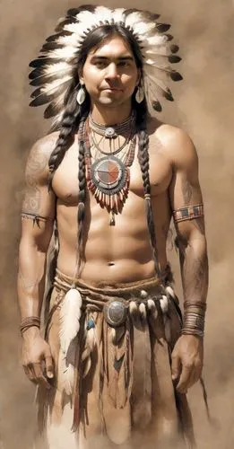 the american indian,hunkpapa,american indian,amerindian,ndn,kiowa,native american,amerindien,taino,apache,chieftan,arapaho,tecumseh,intertribal,tatanka,magua,amerindians,chiefship,abenaki,amerind,Digital Art,Watercolor