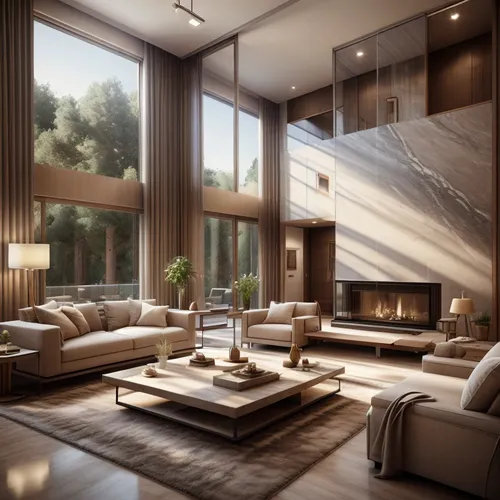 realistic 3d view,modern living room,luxury home interior,living room,interior modern design,livingroom,family room,sitting room,home interior,modern decor,fire place,interior design,3d rendering,cont