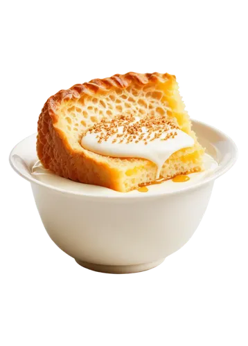 Bigote with milk, breakfast pastry, sweet bread, golden crust, soft interior, white milk splashing, morning light, shallow depth of field, warm color tone, close-up shot, cinematic composition, still 