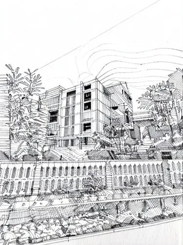 line drawing,camera illustration,telecommunications engineering,wireframe graphics,technical drawing,environmental engineering,biotechnology research institute,wireframe,mono-line line art,hand-drawn 