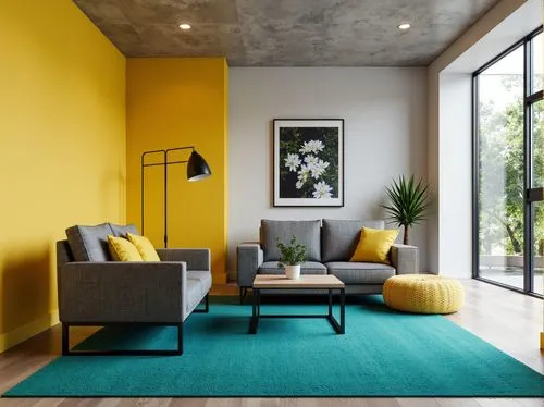 contemporary decor,modern decor,mid century modern,mahdavi,yellow wall,interior modern design,search interior solutions,mid century house,apartment lounge,interior design,interior decoration,cassina,minotti,home interior,color combinations,modern minimalist lounge,modern living room,yellow wallpaper,shared apartment,interior decor