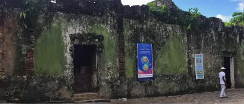 Amidst the historic ruins of Santo Domingo, you come across a lottery ticket and decide to take a chance.,stone town,old fort,cultural site,dilapidated building,old buildings,maya city,zanzibar,ancien