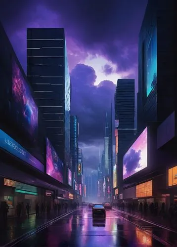 shinjuku,cybercity,guangzhou,akiba,kamurocho,tokyo city,akihabara,futuristic landscape,cityscape,makati,ultraviolet,metropolis,paulista,cyberpunk,purple wallpaper,kusanagi,fantasy city,kaidan,kabukiman,coruscant,Art,Classical Oil Painting,Classical Oil Painting 07