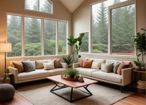 sunroom,wooden windows,contemporary decor,family room,hovnanian,bay window,douglas fir,living room,window frames,sitting room,home interior,wood window,interior decor,modern decor,livingroom,bonus room,search interior solutions,daylighting,sammamish,stucco frame,Illustration,Retro,Retro 17