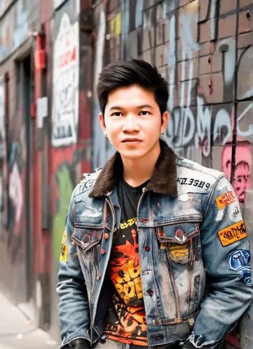 denim background,jean jacket,moc chau hill,portrait background,khoa,hon khoi,leather jacket,bánh rán,cantonese,asian,denim jacket,vietnamese,filipino,kai yang,street fashion,bánh cuốn,photographic background,han thom,brick background,jeans background