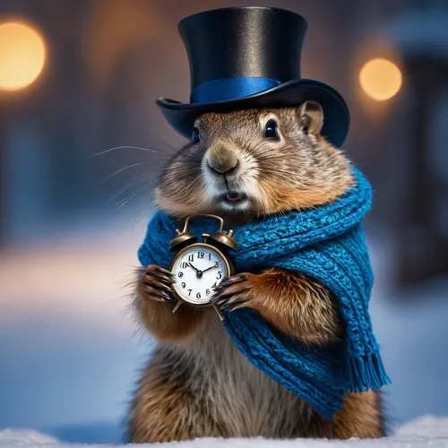 groundhog,pocket watch,groundhog day,pocket watches,musical rodent,animals play dress-up,smartwatch,squirell,watchmaker,smart watch,winter animals,clockmaker,time traveler,alpine marmot,town crier,marmota marmota,relaxed squirrel,sciurus carolinensis,chilling squirrel,hoary marmot,Photography,General,Fantasy