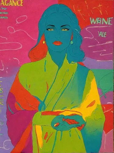 All because one single woman, the benefactor, loves all people and is loved by all.,kitaj,mousseau,yogananda,popart,blumstein,modern pop art,kippenberger,magdalene,monoline art,melpomene,yogananda gur