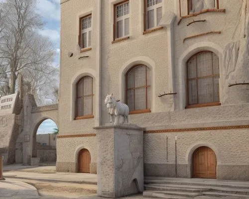 3d rendering,byzantine museum,3d rendered,house hevelius,hermannsdenkmal,render,school design,model house,mortuary temple,medieval architecture,moritzburg palace,peter-pavel's fortress,athens art school,caravanserai,bach knights castle,courtyard,3d render,grand master's palace,trajan's forum,caravansary,Common,Common,None