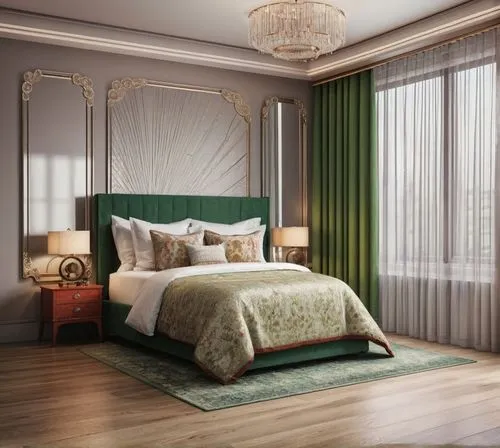 3d rendering,bedroom,canopy bed,guest room,ornate room,render,art nouveau design,sleeping room,window treatment,interior decoration,modern room,boutique hotel,bed linen,great room,room divider,guestroom,danish room,3d render,oria hotel,four poster