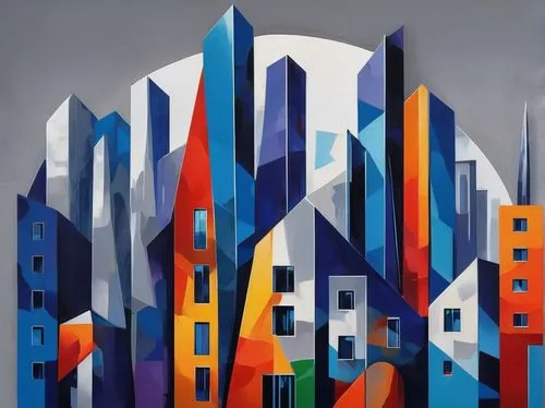 hejduk,high rises,rosenquist,skyscrapers,highrises,urban towers,casgrain,skycraper,apartment blocks,maser,feitelson,glass painting,skyscraper,baltz,city blocks,ctbuh,city scape,high rise building,tall buildings,city buildings,Conceptual Art,Oil color,Oil Color 25