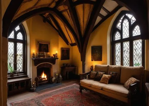 vaulted ceiling,inglenook,sitting room,victorian room,trerice in cornwall,dandelion hall,ornate room,alcove,fireplaces,reading room,entrance hall,tyntesfield,fireplace,elizabethan manor house,heale,great room,interior decor,ewelme,interiors,littlecote,Illustration,Abstract Fantasy,Abstract Fantasy 15