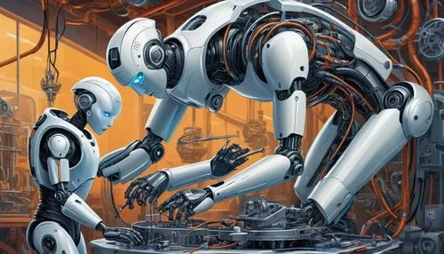 industrial robot,automatons,robotic,robotics,glados,robotlike,automator,irobot,roboticist,automation,robotham,technological,robota,robots,automatica,automaton,robot,silico,robotized,robosapien,Conceptual Art,Sci-Fi,Sci-Fi 24