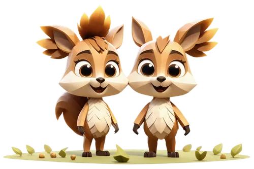 acorns,foxes,conker,conkers,corgis,fawns,coyotes,fox stacked animals,deers,fauns,papillons,apple pair,bandicoots,squirrels,christmas buffalo raccoon and deer,autumn icon,chanteys,vulpine,jackalopes,woodland animals,Unique,3D,Low Poly