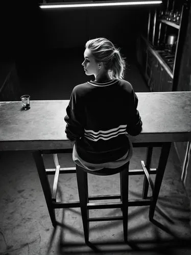 vandervell,black table,underachieve,barfly,helnwein,girl in the kitchen,Photography,Black and white photography,Black and White Photography 01