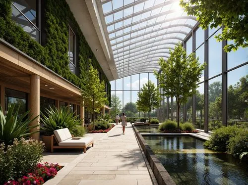 wintergarden,atriums,conservatory,glasshouse,conservatories,winter garden,landscaped,orangerie,atrium,streamwood,oakbrook,phipps,landscape designers sydney,greenhouse,garden of plants,landscape design sydney,hahnenfu greenhouse,waterplace,orangery,glasshouses