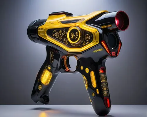 gold paint stroke,raygun,derringer,goldtron,golcuk,cybergold,Conceptual Art,Sci-Fi,Sci-Fi 10