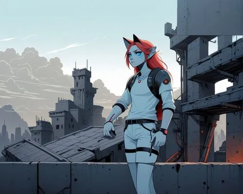 flcl,fantomex,anbu,sidonia,animatrix,klk,Art,Artistic Painting,Artistic Painting 48