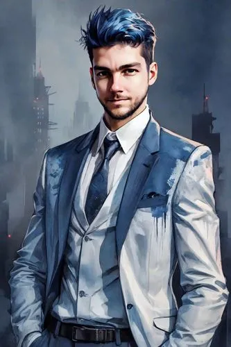 ceo,male character,blue-collar worker,formal guy,portrait background,businessman,ryan navion,pubg mascot,real estate agent,banker,blue tiger,white-collar worker,steam icon,business angel,twitch icon,custom portrait,bombay,business man,sales man,edit icon,Digital Art,Watercolor