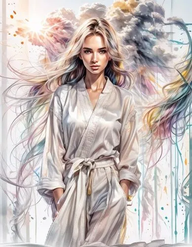 kimono,world digital painting,boho art,chinese art,digital art,kimonos,fantasy art,mystical portrait of a girl,angel,goddess of justice,fashion illustration,fashion vector,angel girl,fantasy portrait,oriental painting,digital artwork,oriental princess,digital painting,cg artwork,kimono fabric