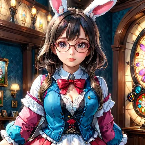 megane,bunny,bunnie,mei,little bunny,with glasses,Anime,Anime,General