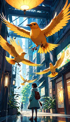 bird kingdom,bird bird kingdom,feeding the birds,flying birds,feeding birds,the birds,birds in flight,flock of birds,bird flight,birds,flying girl,birds love,birds flying,yellow macaw,parrots,aves,tropical bird climber,birds of the sea,blue and gold macaw,crying birds,Anime,Anime,Realistic