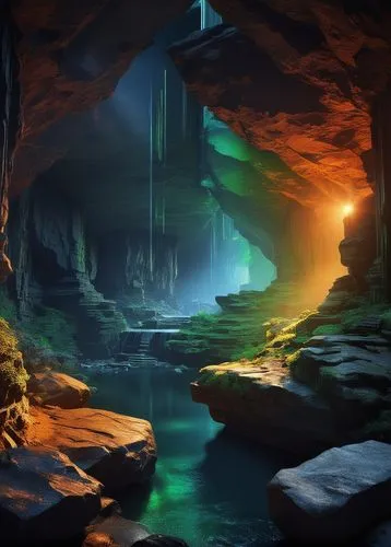 cave on the water,cave,sea caves,fantasy landscape,narrows,sea cave,pit cave,underground lake,cave tour,karst landscape,ice cave,futuristic landscape,blue cave,the blue caves,blue caves,wasserfall,chasm,glacier cave,ravine,green waterfall